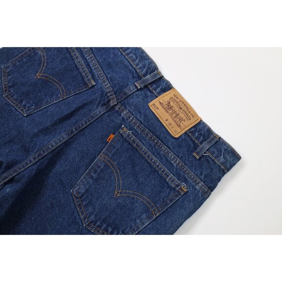 Vintage 80s 90s Levis 517 Orange Tab Mens 38x31 Faded Wide Leg Bootcut Jeans USA - Picture 14 of 14